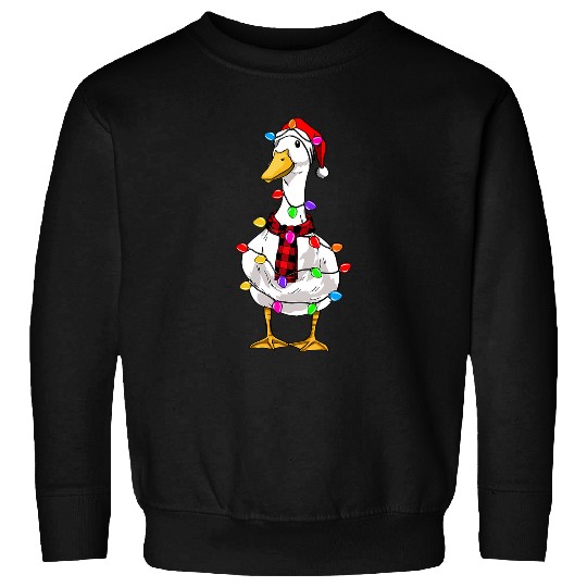Duck Pet crazys Christmas Duck Funny Goose Lovers Women Birds Sweatshirts