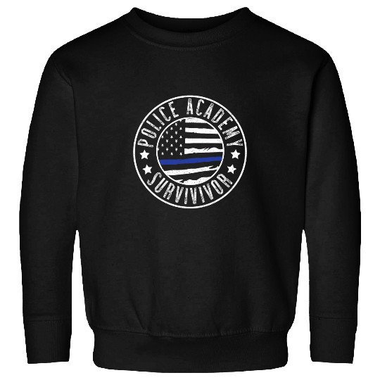 Police Job Graduation Police Academy Survivor vintages Men Women Sweatshirts