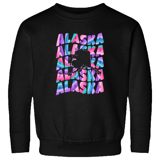Alaska Souvenir Vacation Tourist Alaskan Territory Women Men 1 Sweatshirts