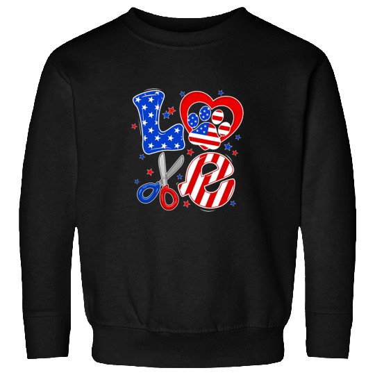Dog Groomer Pet Grooming Fur Artist Animal Stylist American Sweatshirts