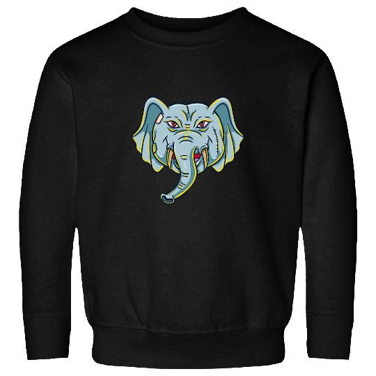 Elephant Pet Face Halloween Elephant Costume Sweatshirts