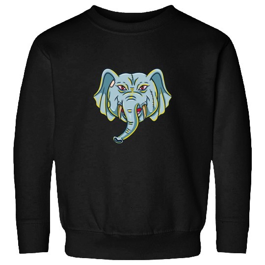 Elephant Pet Face Halloween Elephant Costume Sweatshirts