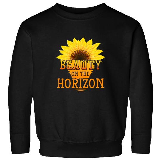 Beauty On The Horizon Sunflower Sweatshirts
