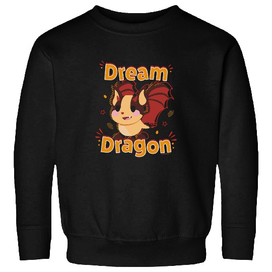 Dragon Pet Adopt Me Dream Dragon Cute Bat Dragon Portrait Sweatshirts