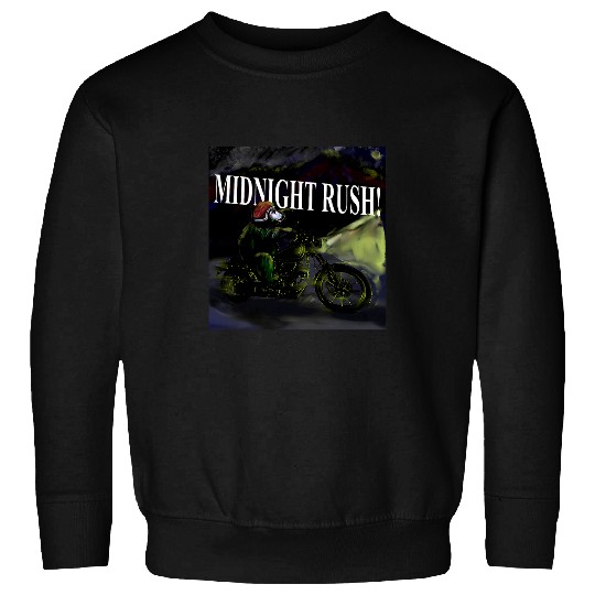 Bear Pet MIDNIGHT RUSH Bear Motorcycle Cool Cute Funny Animal Sweatshirts