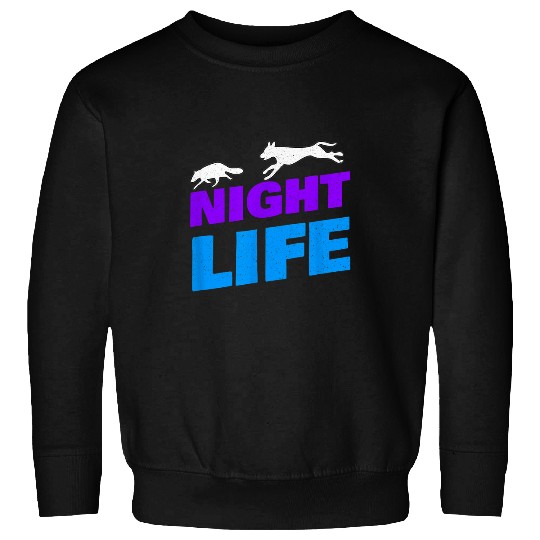 Raccoon Pet Coon Hunting Night Life Funny Raccon Hunting Gear Sweatshirts