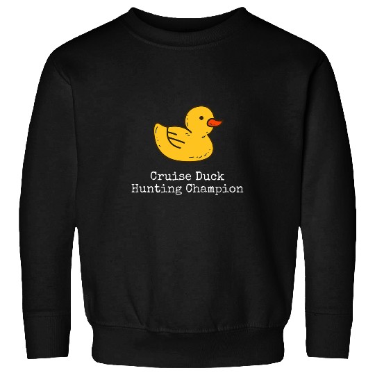 Duck Pet Cruise Duck Hunting Champion Sweatshirts