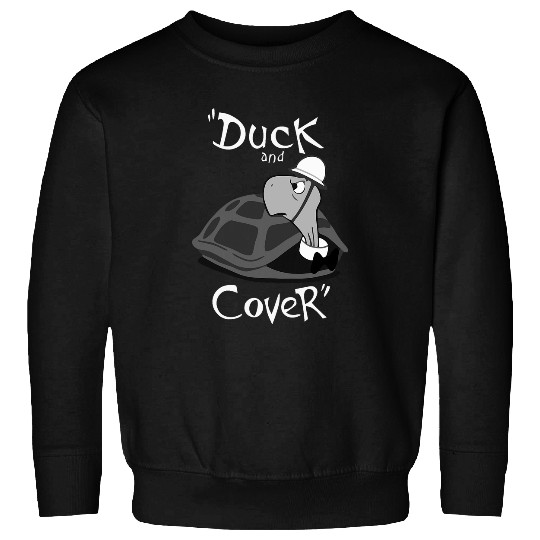 Duck Pet and Cover Bert the Turtle Sweatshirts