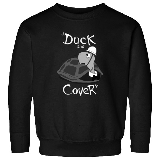 Duck Pet and Cover Bert the Turtle Sweatshirts