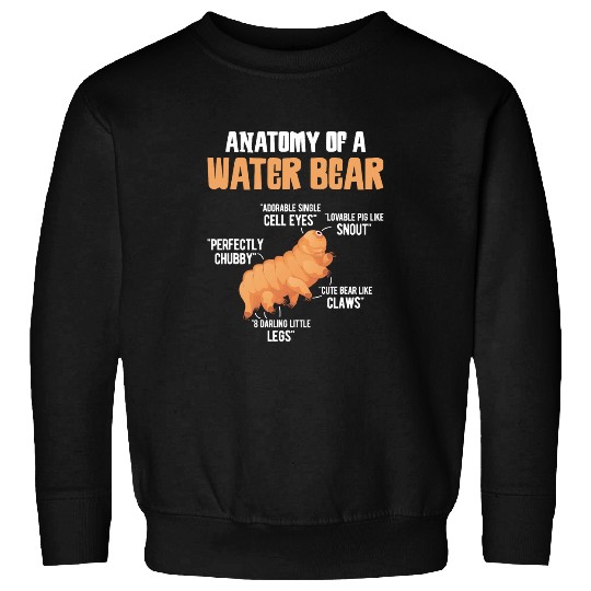 Bear Pet Tardigrade Anatomy Microbiology Water Bear Microbiologist Sweatshirts