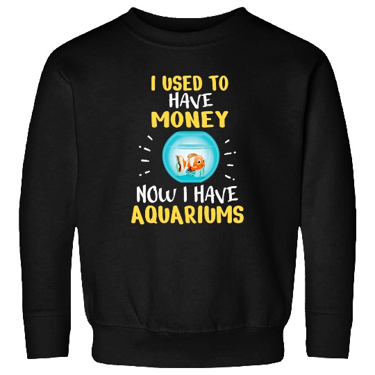Fishkeeping Aquarium Keeper Fishkeeper Saltwater Marine Life Sweatshirts