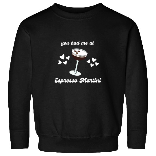 Bartender Job Espresso Martini Cute Cocktail Booze Bartender Coffee Sweatshirts