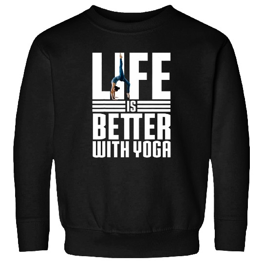 Yoga Gym Fitness Meditation Music Workout Exercise Poses 21 Sweatshirts