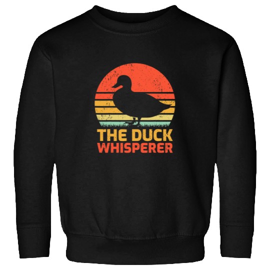 Duck Pet The Duck Whisperer Retro Ducklings Farmer Sweatshirts
