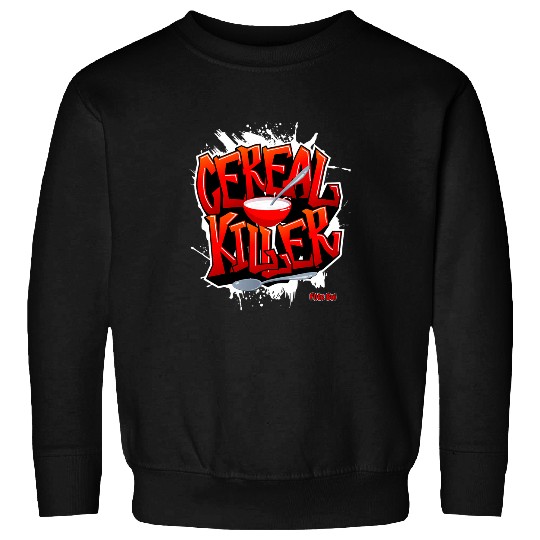 Flite Boi Funny Cereal Destroyer Graffiti Graphic Sweatshirts