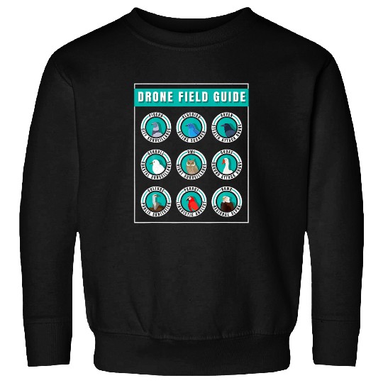 Birds Drone Field Guide Hey Aren T Real Funny Conspiracy Sweatshirts