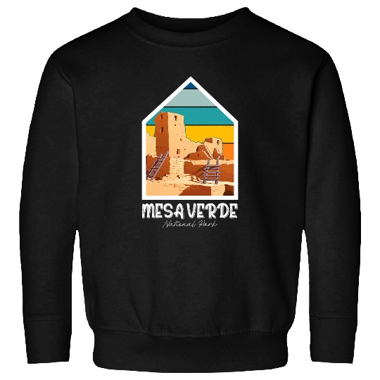 Colorado National Park Mesa Verde Souvenir Archaeology Sweatshirts