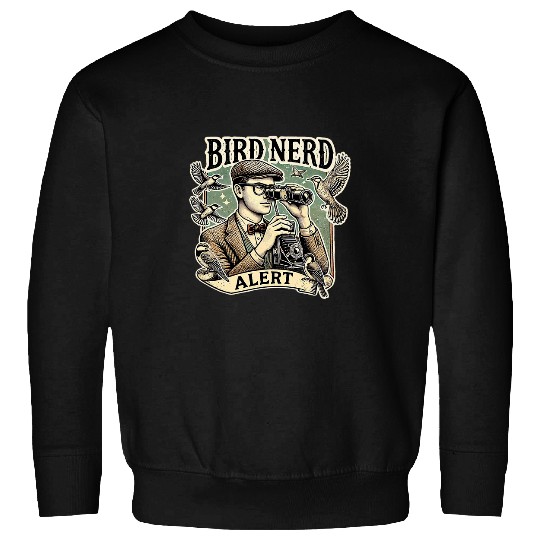Photographer Job Bird Nerd Alert For Birders Wildlife Photographers Sweatshirts