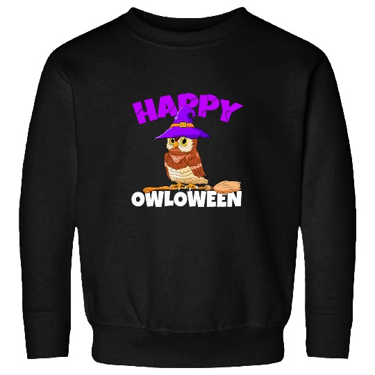 Owl Pet Happy Owloween Nocturnal Bird Owl Lover Birds Of Prey Sweatshirts