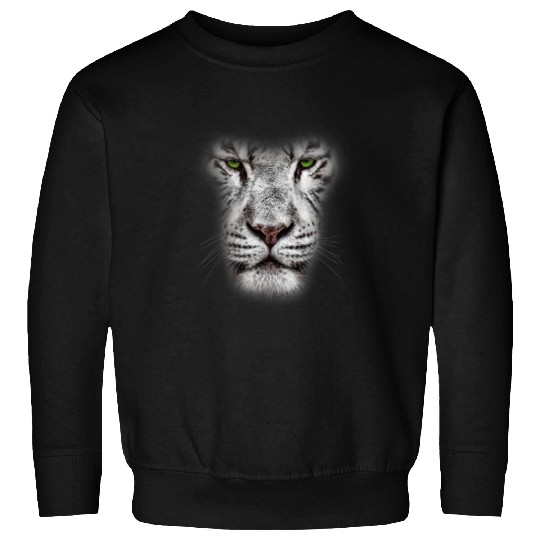 Lion Pet Great Lion Cat Face With Dark Green Eyes crazys Art Sweatshirts