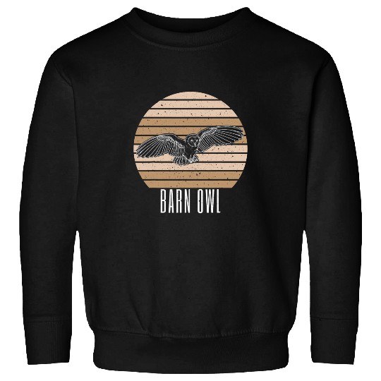 Barn owl flying breeding birding naturalist ornithology Sweatshirts