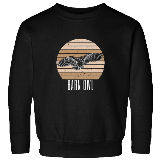 Barn owl flying breeding birding naturalist ornithology Sweatshirts