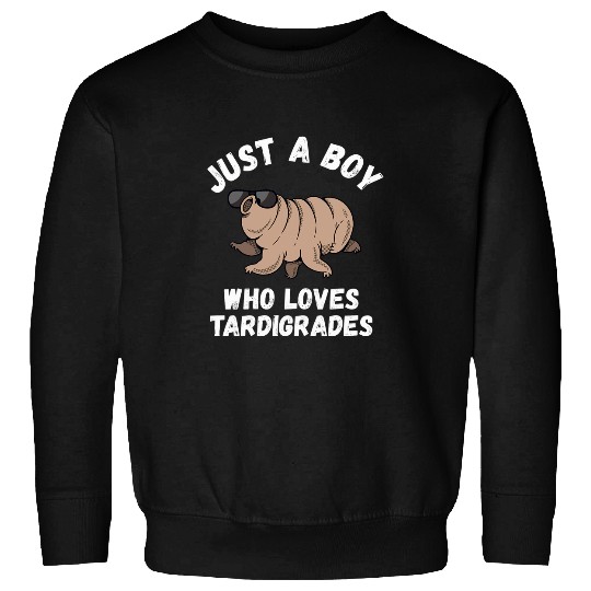 Bear Pet Tardigrade Just A Boy Microbiology Science Water Sweatshirts