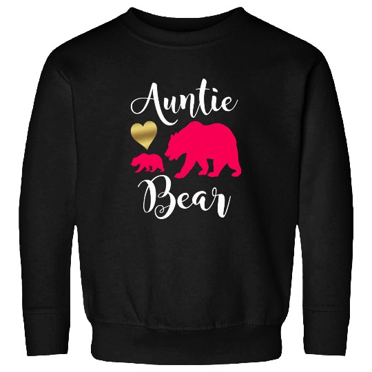 Bear Pet Aunt funny bear aunts auntie niece nephew family women aunt 2 Sweatshirts