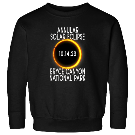 Annular Solar Eclipse Bryce Canyon National Park Utah Sweatshirts