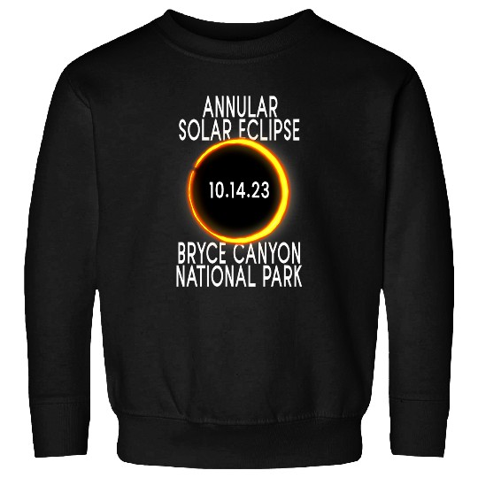 Annular Solar Eclipse Bryce Canyon National Park Utah Sweatshirts