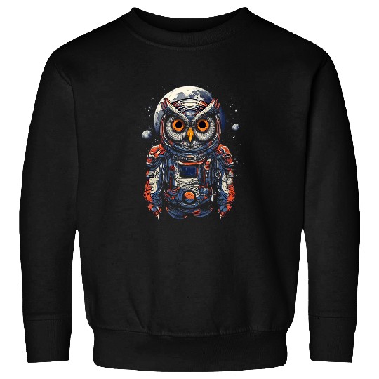 Astronaut Owl Cosmonaut Moon Space Bird Owls Lover 21 Sweatshirts