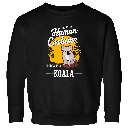 Koala Pet Human Costume Halloween Koala Sweatshirts