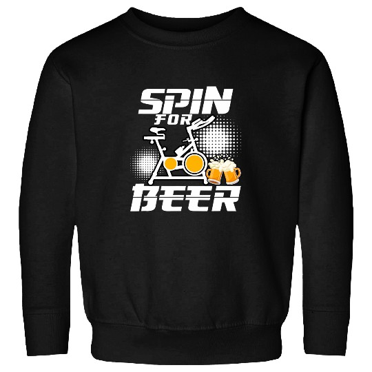 Beer Fun Spin for Beer Cycling Gym Sweatshirts
