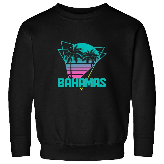 Bahamas Nassau Retro vintages Surf 80s Souvenir Beach Surfer 2 Sweatshirts