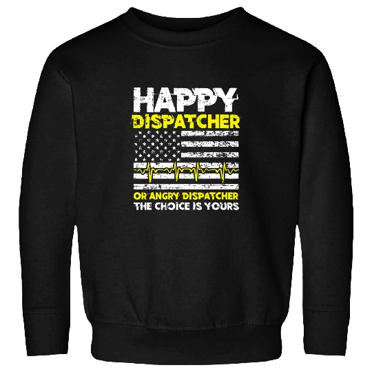 American Flag 911 Operator Dispatcher Police Fires EMS Gift 3 Sweatshirts