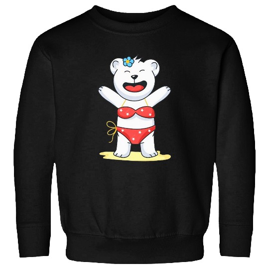 Bear Pet Funny swim Trunks with this Teddy Bear Outfit 2 Sweatshirts