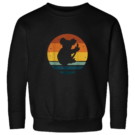 Koala Pet vintages Retro Mom Dad Sweatshirts