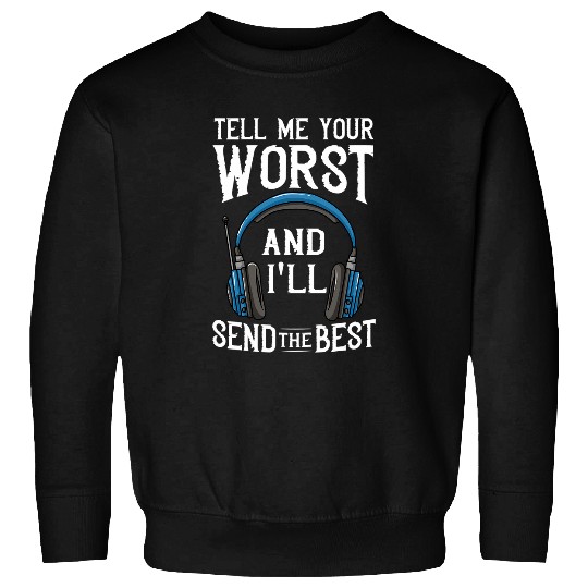 911 Dispatcher Police Yellow Line 1 Sweatshirts