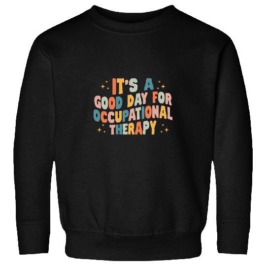 Occupational Therapy Therapist Flowers Retro Wavy Groovy 70s 4 Sweatshirts