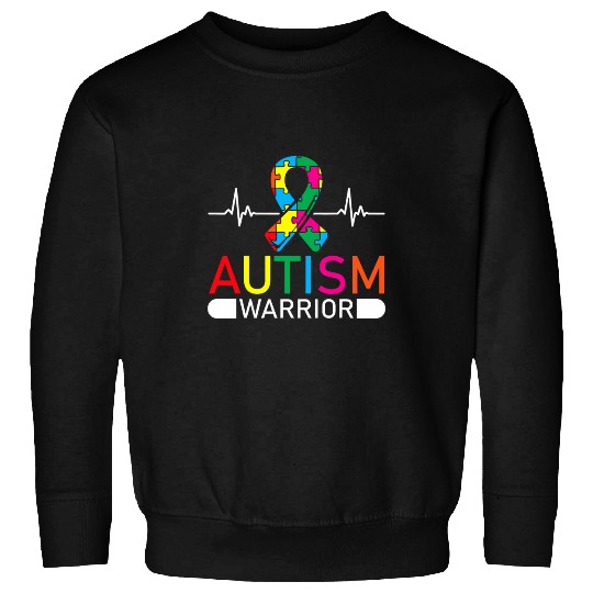 Autism Warrior Autistic Ninja Spectrum Asperger Syndrome Sweatshirts