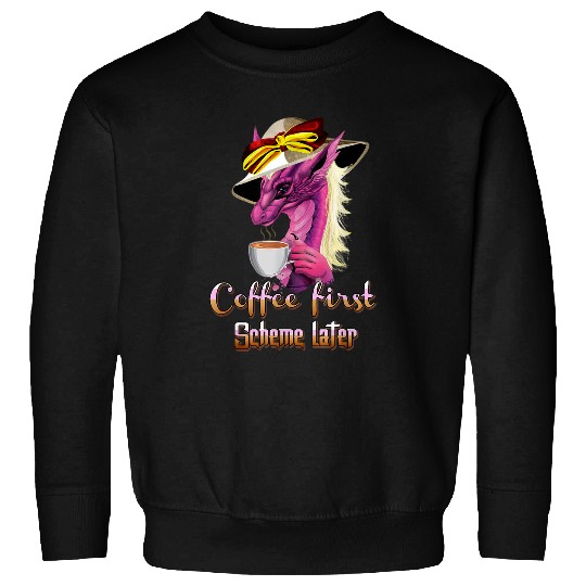 Coffee Fun OK But First Coffee Schemes Later caffeines Coffee Queen Sweatshirts