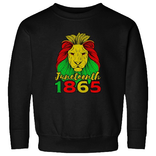 Lion Pet Juneteenth Afro Black Pride Freedom Melanin Dope Lion 8 Sweatshirts