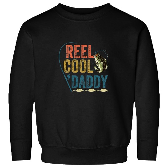 Fishing dad love Fell cool Daddy Papa Fishing Sweatshirts