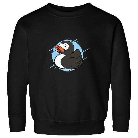 Duck Pet Cute Cartoon Penguin Rubber Ducky Rubber Duckie Bath Time Sweatshirts