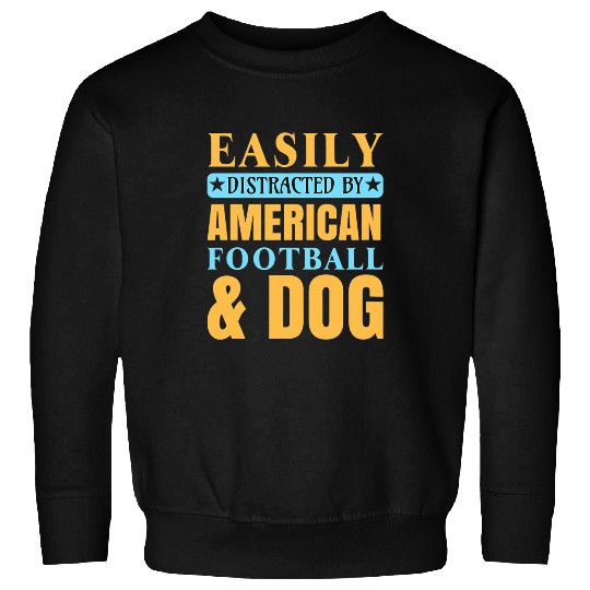 American Football Dog Lover Owner Player Coachs Fan Gift Men Sweatshirts
