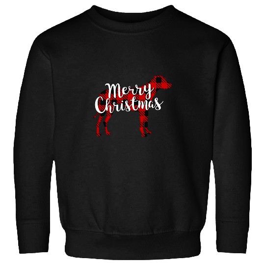 Rhodesian Ridgeback Christmas Dog Mom Dad Plaid Gift Sweatshirts