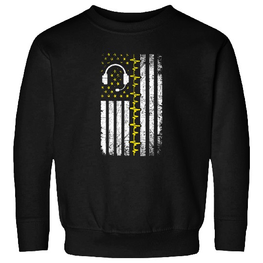 911 Dispatcher Flag Emergency Responder Police Dispatch Sweatshirts