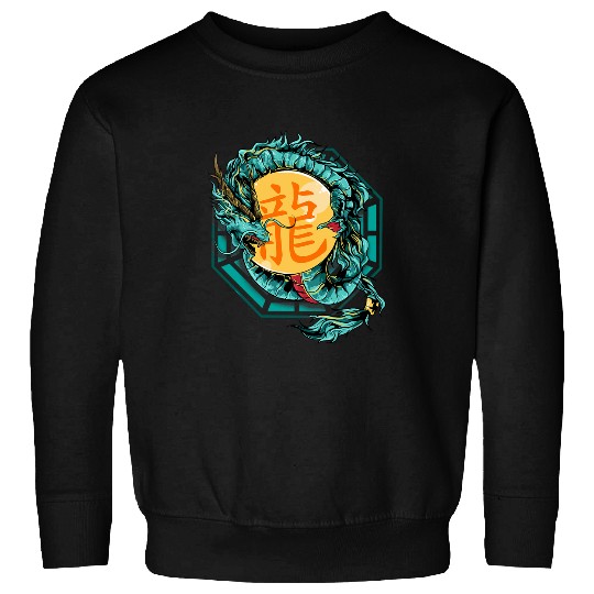 Dragon Pet Japanese Mythology Japanese Dragon Sweatshirts