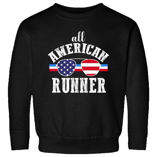 All American Runner Proud 4th of July Family Reunion Sweatshirts