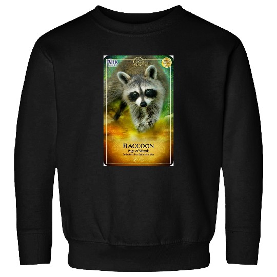 Raccoon Pet Trash Panda Tarot Card Sweatshirts